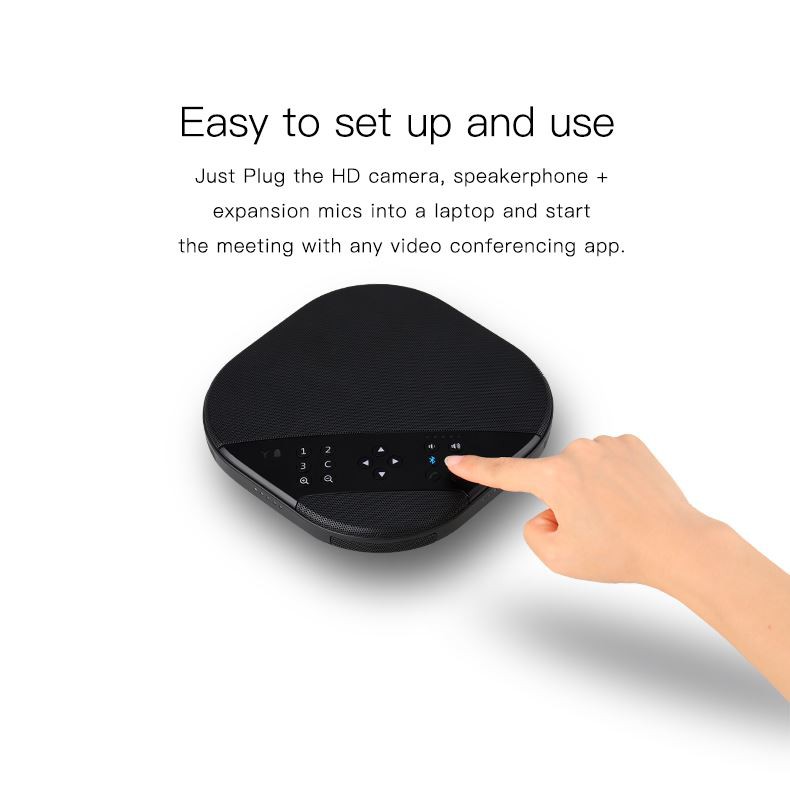 HD 1080p video camera with pan/tilt and zoom