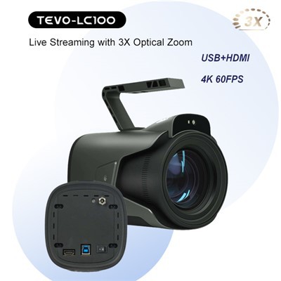 4K Live Streaming PTZ Camera Via USB And HDMI Wide FOV PTZ Live Streaming Camera