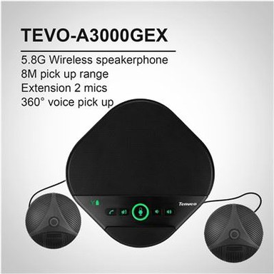 360-degree Omni-directional 3.5mm plug in microphone speaker for online free Audio / video Conference call